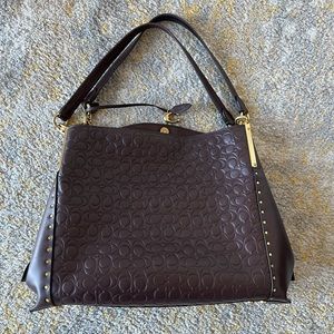 Authentic Burgundy Coach Lori style bag - Australia special edition.